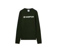 Champion Mens Graphic Shop Logo Long Sleeve T-Shirt Military Green L