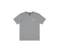 Champion Legacy Modern Sport (220382) - Train Micro Mesh C-Logo SS Crewneck T-Shirt, Black Melange/White (ZNBK/Wht), S Modern Sport Men's FW24, Black Melange/White (Znbk/Wht), S
