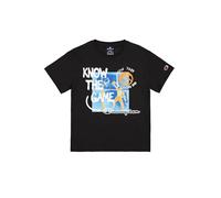 Champion Legacy Play With Graphics B (306911) - SS Crewneck T-Shirt, Black (NBK), 11-12 years (L) Boys FW24