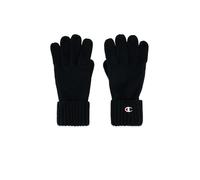 Champion Unisex-Adult Lifestyle Caps (806067) -Recycled Acrylic Knitted Yarn C-Logo Winter Gloves, Black (KK001), XS/S