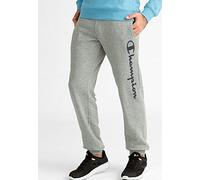 Champion Logo Mens Closed Hem Joggers - Grey-L