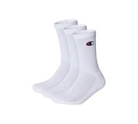 Champion Unisex Core 6pp Crew Ankle Socks, Bianco, 5-Mar UK