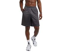 Champion Men Long Mesh Shorts With Pockets, Granite, XX-Large