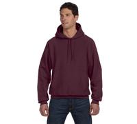 Champion Men' Reverse Weave Fleece Pullover Hood, Maroon, S