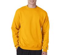 Champion Men`s Double Dry Eco Fleece Crew, 2XL, Gold