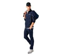 Champion Men’s Fleece Full Zip Sweatsuit Small Script, soft cotton-blend fleece, zip-up hoodie and matching pants, small embroidered logos