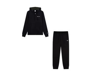 Champion Men’s Fleece Hooded Full Zip Suit, soft and compact brushed fabric, cotton blend, comfort and durability, perfect for everyday wear