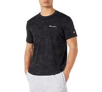 Champion Men's American Classics S/S T-Shirt, Grigio Scuro Tie Dye, S