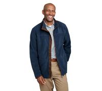 Champion Mens Berwick Fleece Jacket With Faux Suede Trim - Navy Blue - Xl
