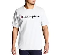 Champion Men's Big & Tall Classic Tee, C Script T-Shirt, Navy, L