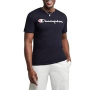 Champion Men's Big & Tall Classic Tee, C Script T-Shirt, Navy-y06799, S