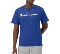 Champion Men's Big & Tall Classic Tee, C Script T-Shirt, Surf the Web Script, XS