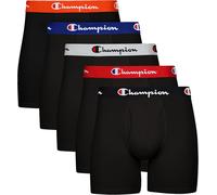 Champion Men's Boxer Briefs, Every Day Comfort Stretch Cotton Moisture-Wicking