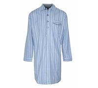 Champion Mens Brushed Cotton Striped Nightshirt Sleepwear Light Blue XL