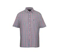 Champion Mens Checked Country Casual Short Sleeve Shirt Doncaster Blue L