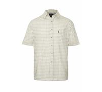 Champion Mens Checked Country Casual Short Sleeve Shirt Tattersall Green M