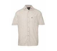 Champion Mens Checked Country Casual Short Sleeve Shirt Tattersall Red M