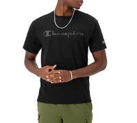 Champion Men's Classic Graphic T-Shirt, Script Logo, Black, 3XL Big