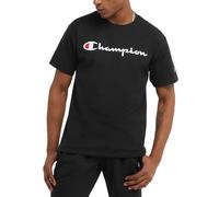 Champion Men's Classic Graphic Tee T-Shirt, Black Script, XS