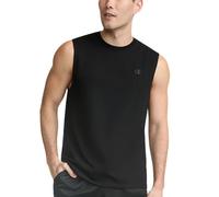 Champion Men's Classic Jersey Muscle T-Shirt, Black, XL