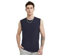 Champion Men's Classic Jersey Muscle T-Shirt, Navy, XL