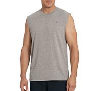 Champion Men's Classic Jersey Muscle T-Shirt, Oxford Gray, XL