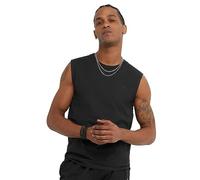 Champion Men's Classic Jersey Muscle T-shirt Shirt, Black, L UK