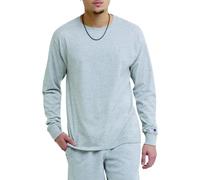 Champion Men's, Classic Long Sleeve, Comfortable, Soft T-Shirt (Reg. Or Big & Tall), Oxford Gray, XL