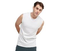 Champion Men's T-Shirt, Sleeveless, Tank, Classic Muscle Tee Top (Reg. Or Big & Tall), White, XL