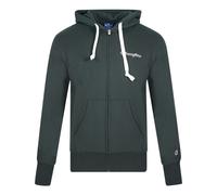 Champion Classic Script Logo Black Zip Hoodie