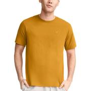 Champion Men's Classic T-Shirt, C Logo (Big & Tall), Honey Mustard Yellow, Medium