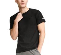 Champion Men's, Classic Graphic, Soft and Comfortable T-Shirts, Script Logo (Reg. Or Big & Tall), Black, S