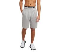 Champion Men's Core Performance Shorts, Knee-Length Training Shorts (Reg. or Big & Tall), Oxford Gray C Logo, X-Large