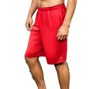 Champion Men's Core Performance Shorts, Knee-Length Training Shorts (Reg. or Big & Tall), Team Red Scarlet C Logo, Large