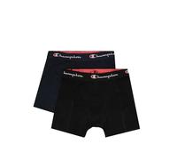 Champion Men's Core x4 Boxer Briefs, Navy & Black, S (Pack of 4)
