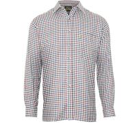 Champion Mens Country York Casual Long Sleeve Shirt Olive-Wine XXL