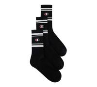 Champion Men's Crew Socks (Pack of 3) in Black | Size: 5-8 Champion Black 5-8