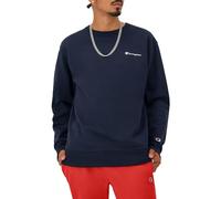 Champion Men's Crewneck, Powerblend Fleece, Hoodie Sweatshirt Logo (Reg. Or Big & Tall), Navy Small Script, XXL