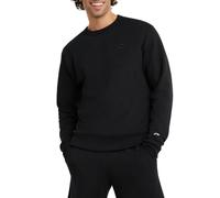 Champion Men's Crewneck, Powerblend Fleece, Hoodie Sweatshirt Logo (Reg. Or Big & Tall), Black Small Script, XL