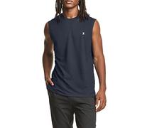 Champion Mens Double Dry Muscle Tank, Men’s Sleeveless Tee, Muscle Tee (Reg. Or Big & Tall), Navy, L Tall