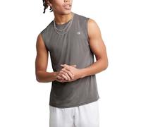 Champion Mens Double Dry Muscle Tee, Men’s Sleeveless Tee, Muscle Tank (Reg. Or Big & Tall), Stone Gray, L Tall