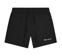 Champion Men's Embroidered Logo Short Swim Shorts in Black | Size: Medium Champion Black M