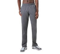 Champion Men's Everyday Cotton Open Bottom Pant, Granite Heather, Medium