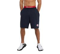 Champion Men's, Lightweight Lounge, Casual Jersey Knit, Weekend Shorts (Reg. Or Big & Tall), Navy C Logo, XXX-Large