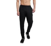 Champion Men's, Powerblend, Fleece Joggers, Comfortable Sweatpants (Reg. Or Big & Tall) Pants, Black C Patch Logo, XXL