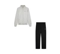 Champion Men's Fleece tracksuit, set of full-zip sweater and straight hem joggers, front pockets and printed logo