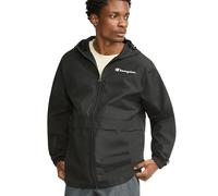 Champion Men's Full Zip Jacket, Black Small Script, M