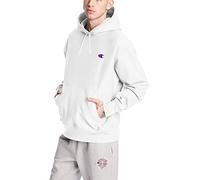 Champion Men's gf68reverse Hoody, White/Left Chest C Logo, L UK