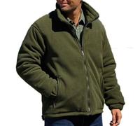 Champion Mens Glen Country Estate Quilt Lined Fleece Coat Olive XL