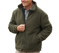 Champion Mens Glen Country Estate Quilt Lined Fleece Coat Olive XL